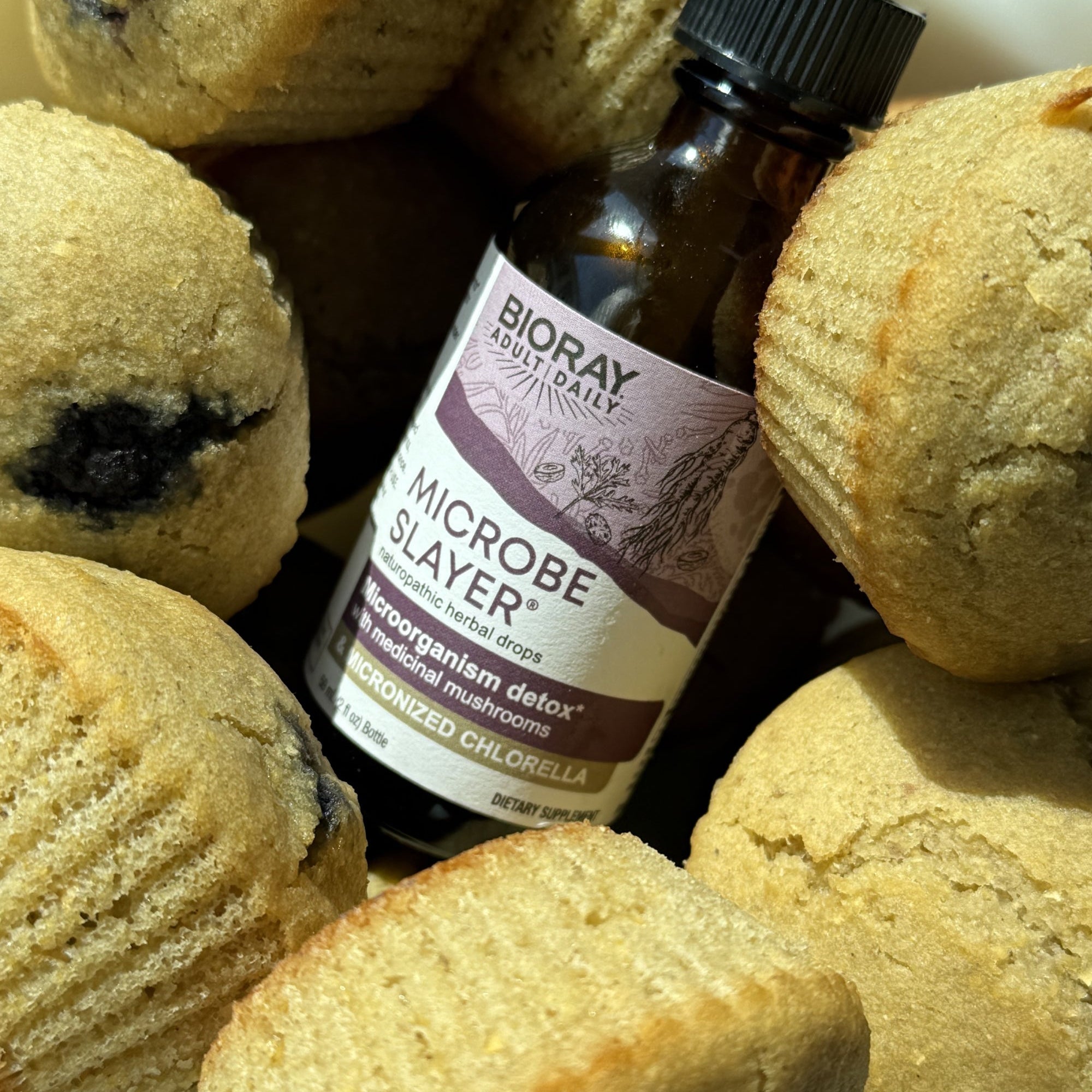 Microbe Slayer Sourdough Cornbread Muffins