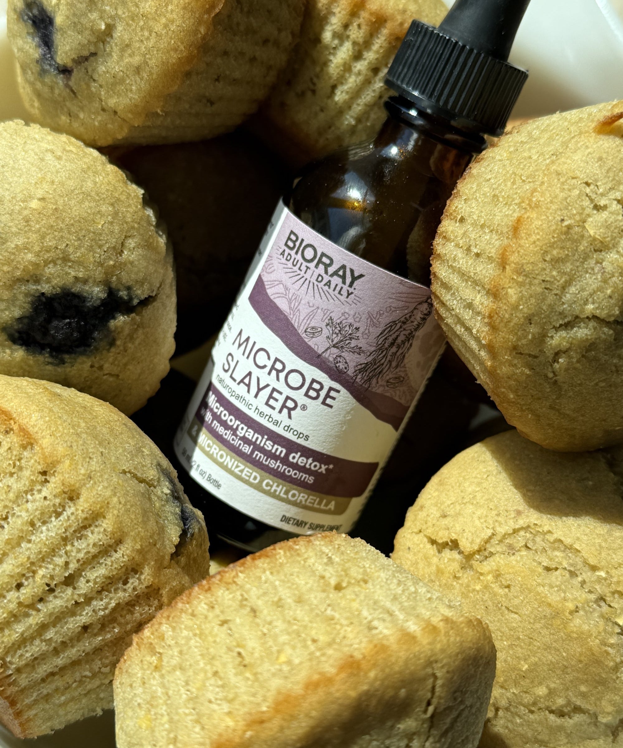 Microbe Slayer Sourdough Cornbread Muffins