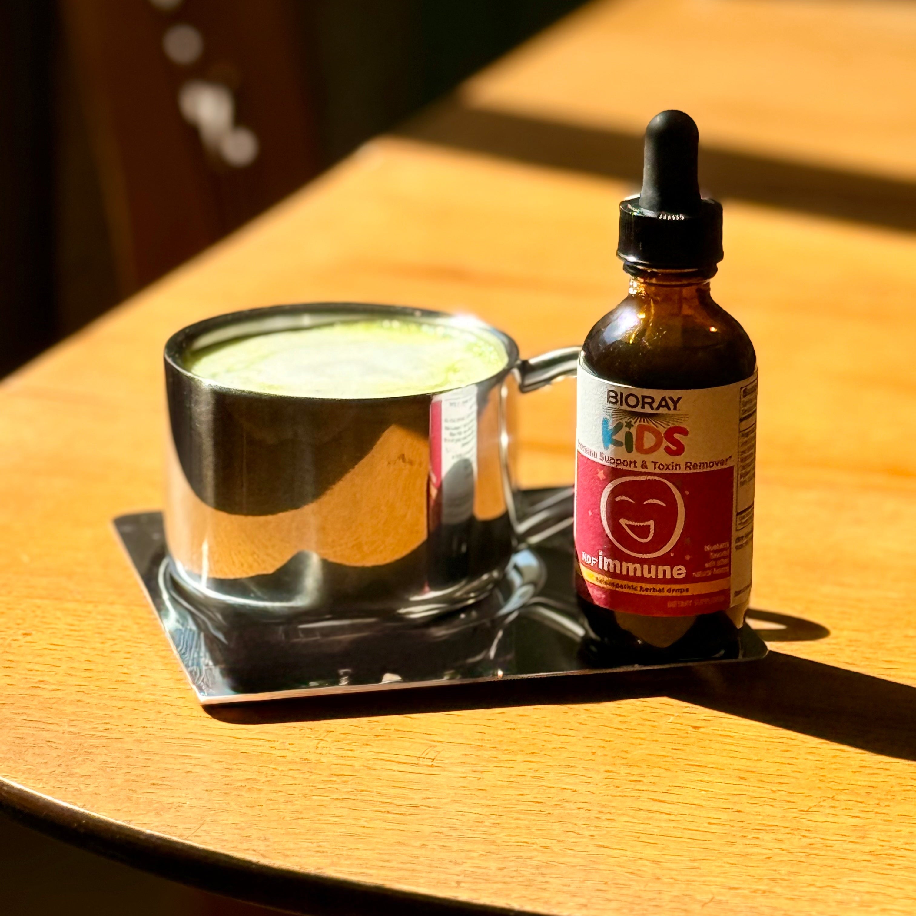 Sweet Potato Matcha Latte with NDF Immune