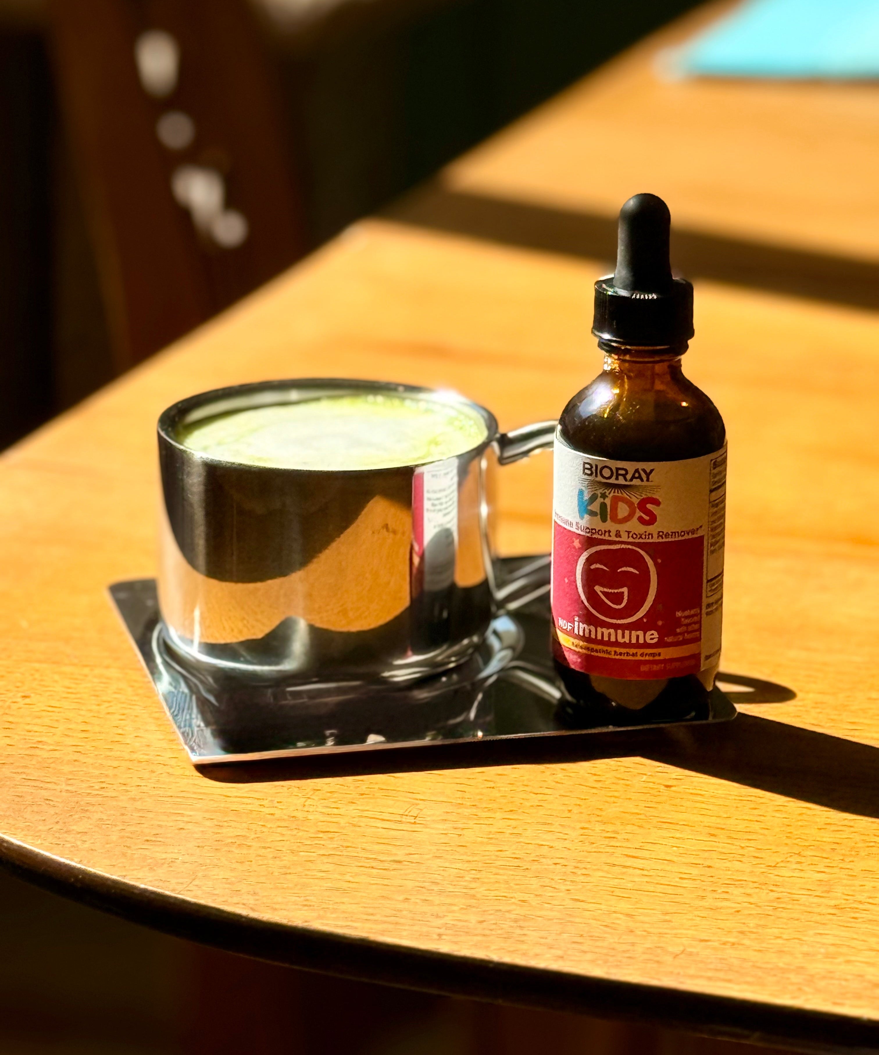 Sweet Potato Matcha Latte with NDF Immune