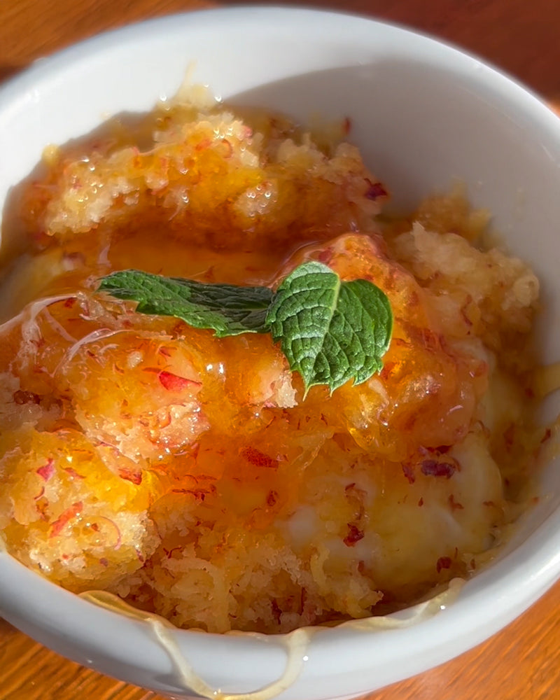 Shaved Peach Ice with NDF Happy®