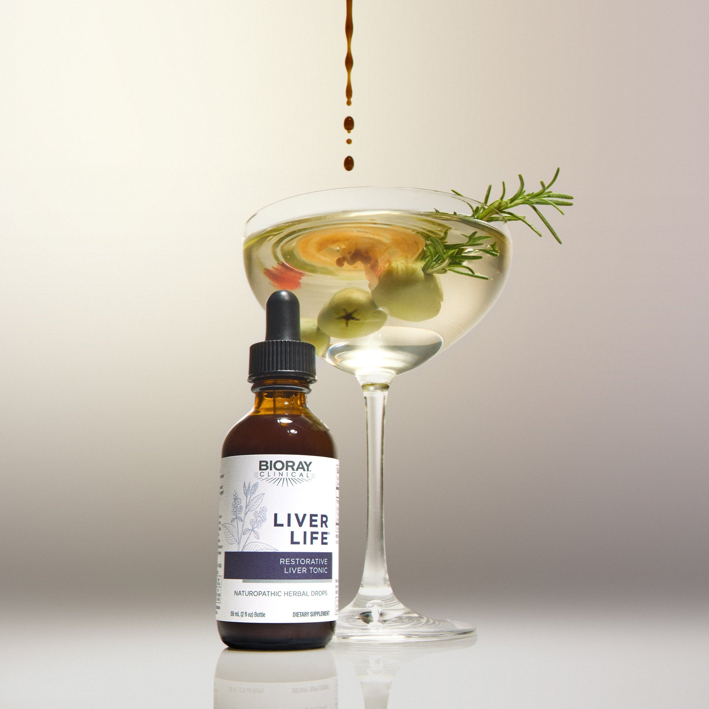 The Dirty Liver Martini