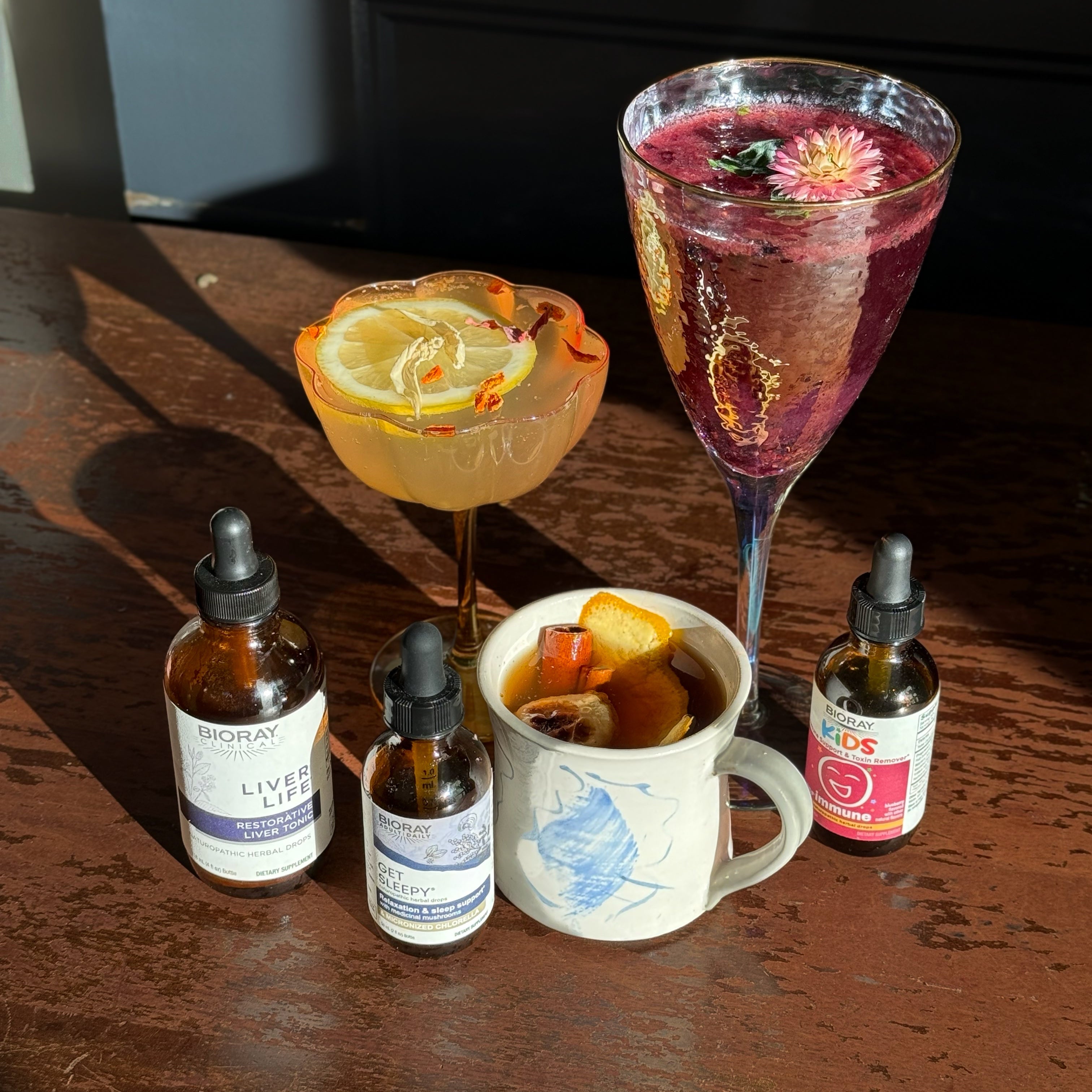 BIORAY Zero Proof Tonic Drinks: A Month to Restore Your Chi, Protect Your Jing, and Brighten Your Shen