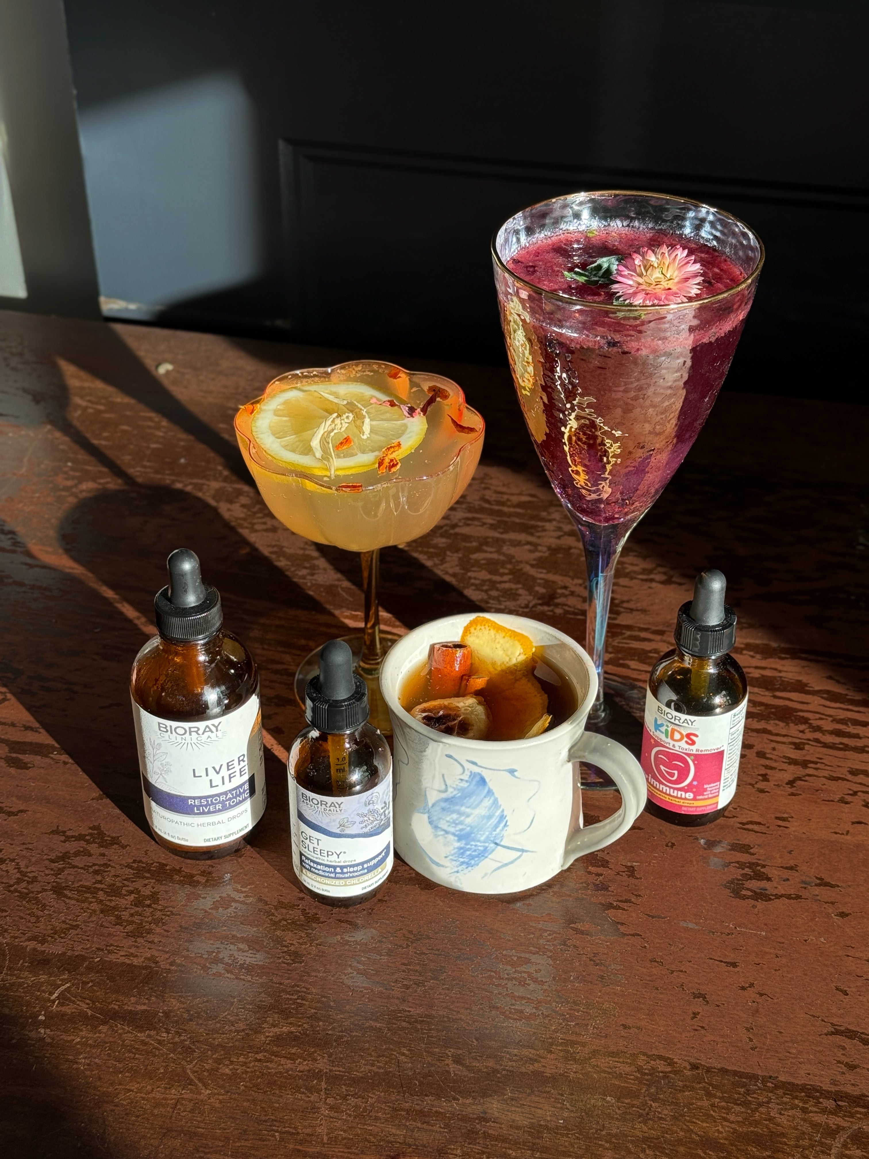 BIORAY Zero Proof Tonic Drinks: A Month to Restore Your Chi, Protect Your Jing, and Brighten Your Shen