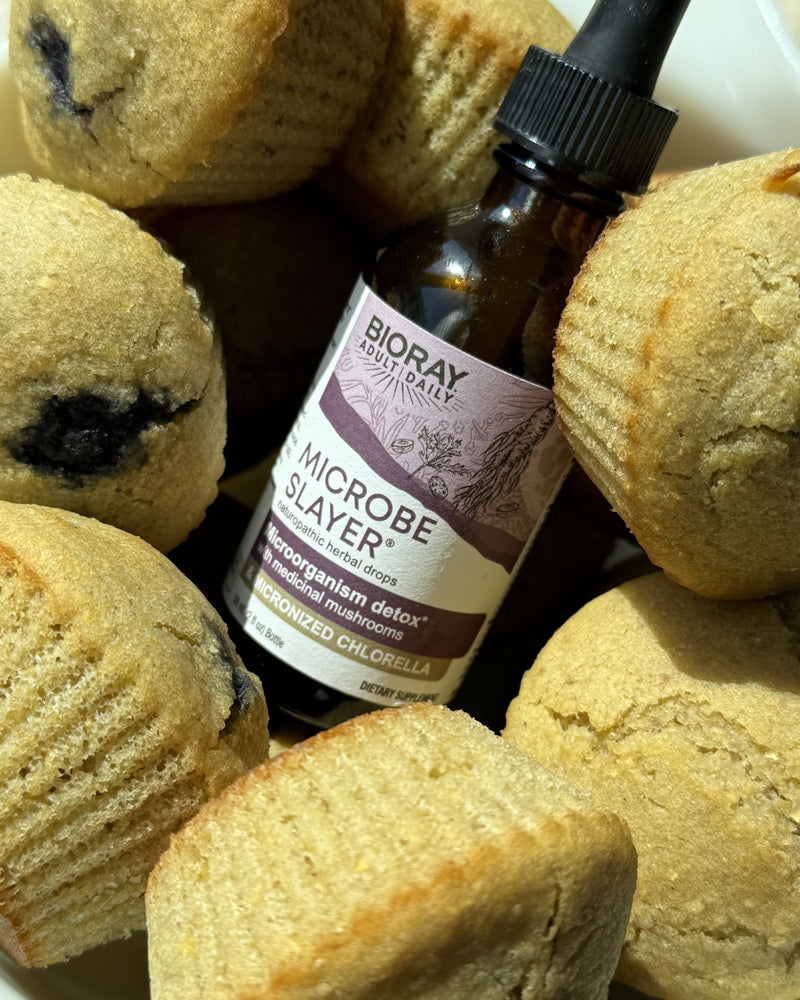 Microbe Slayer Sourdough Cornbread Muffins