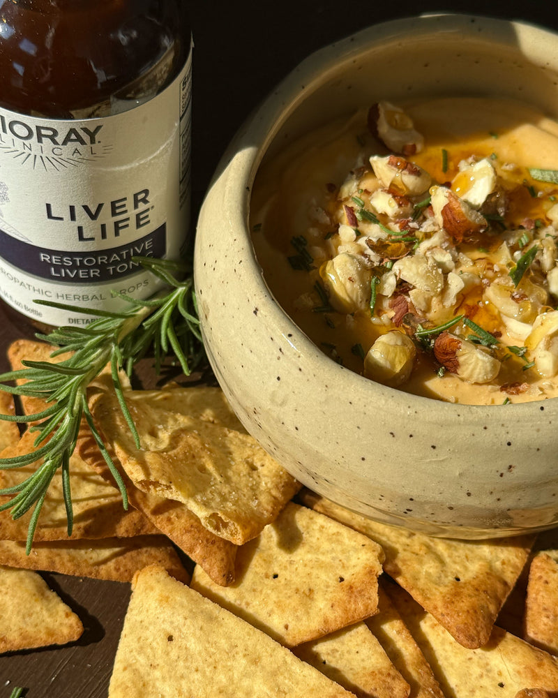 Liver Life Whipped Feta Sweet Potato Dip