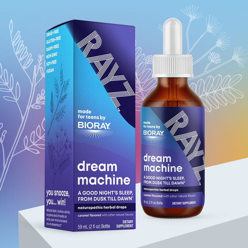 RAYZ® Dream Machine 2oz bottle and box