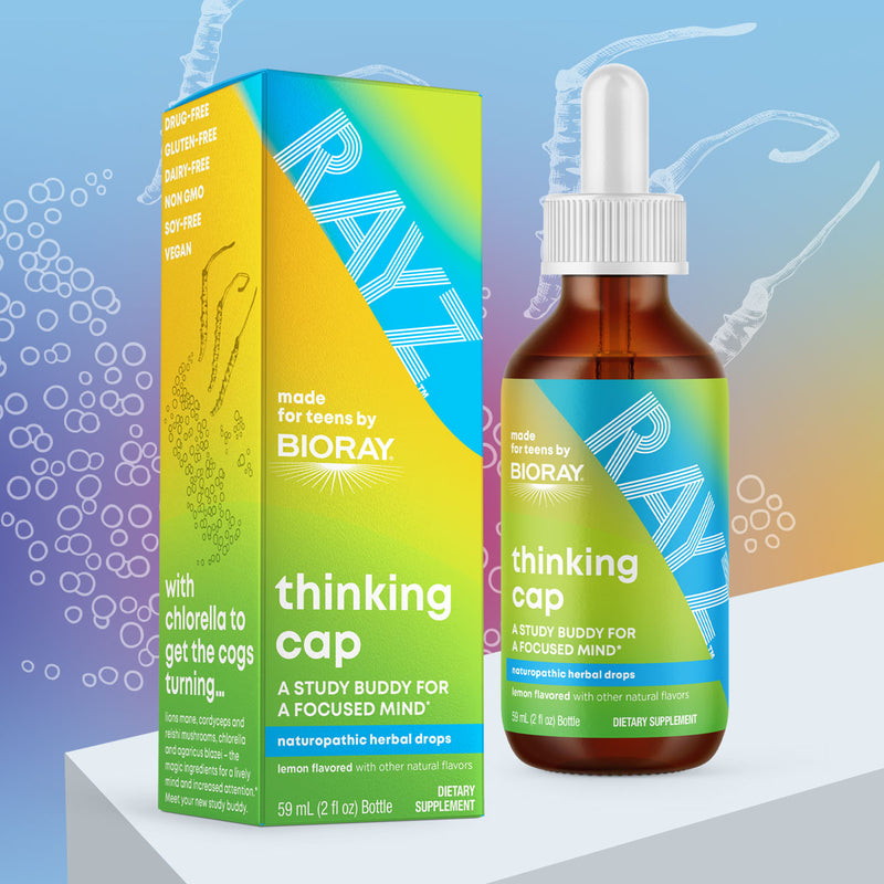 RAYZ® Thinking Cap 2oz bottle and box